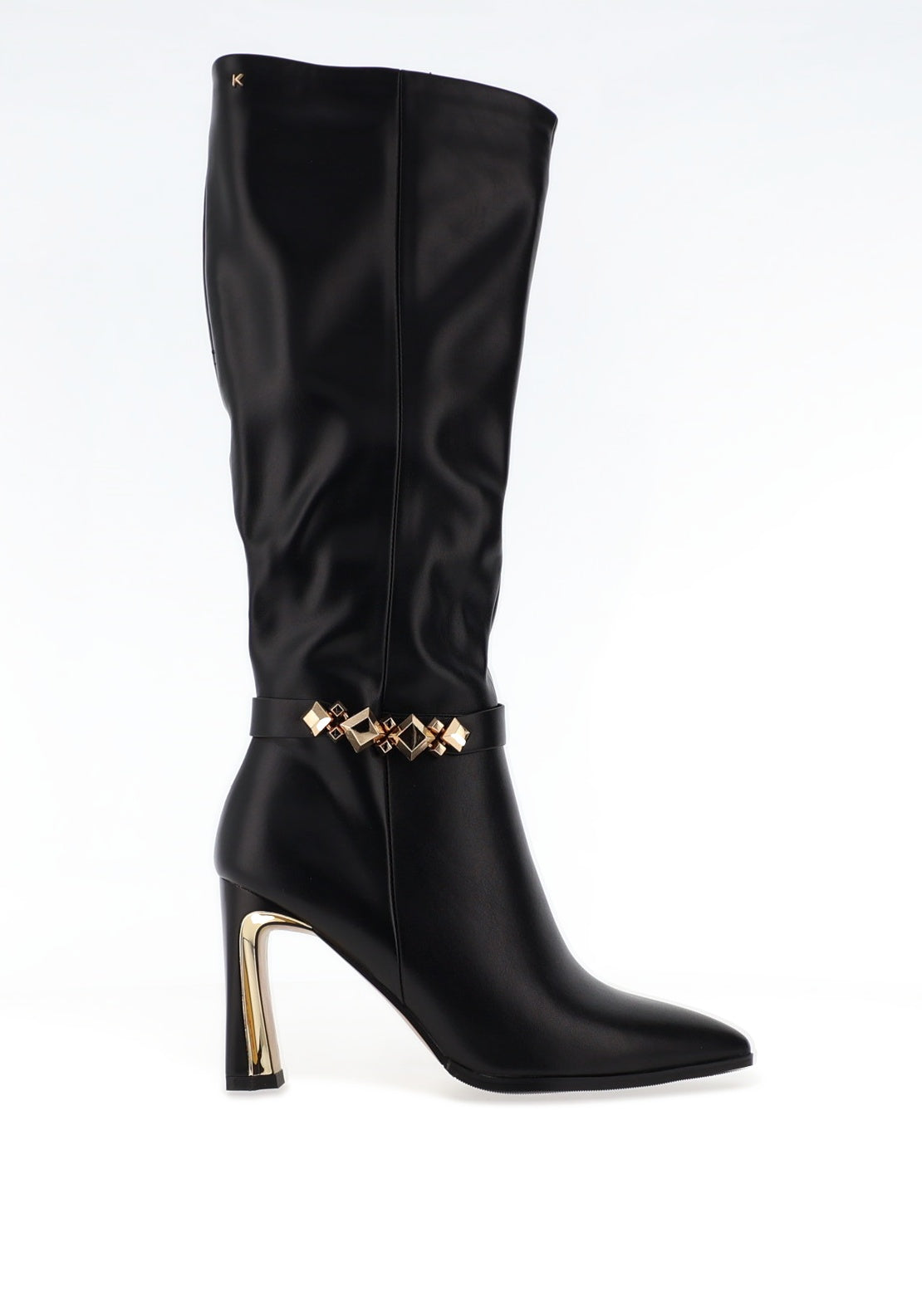 Kate Appleby Maghull Heeled Knee High Ankle Boots, Black