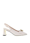 Kate Appleby Perthshire Bow Bloch Heel Shoes, Snow