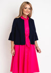 Kate Cooper Flared Cuff Sleeve Open Jacket, Navy