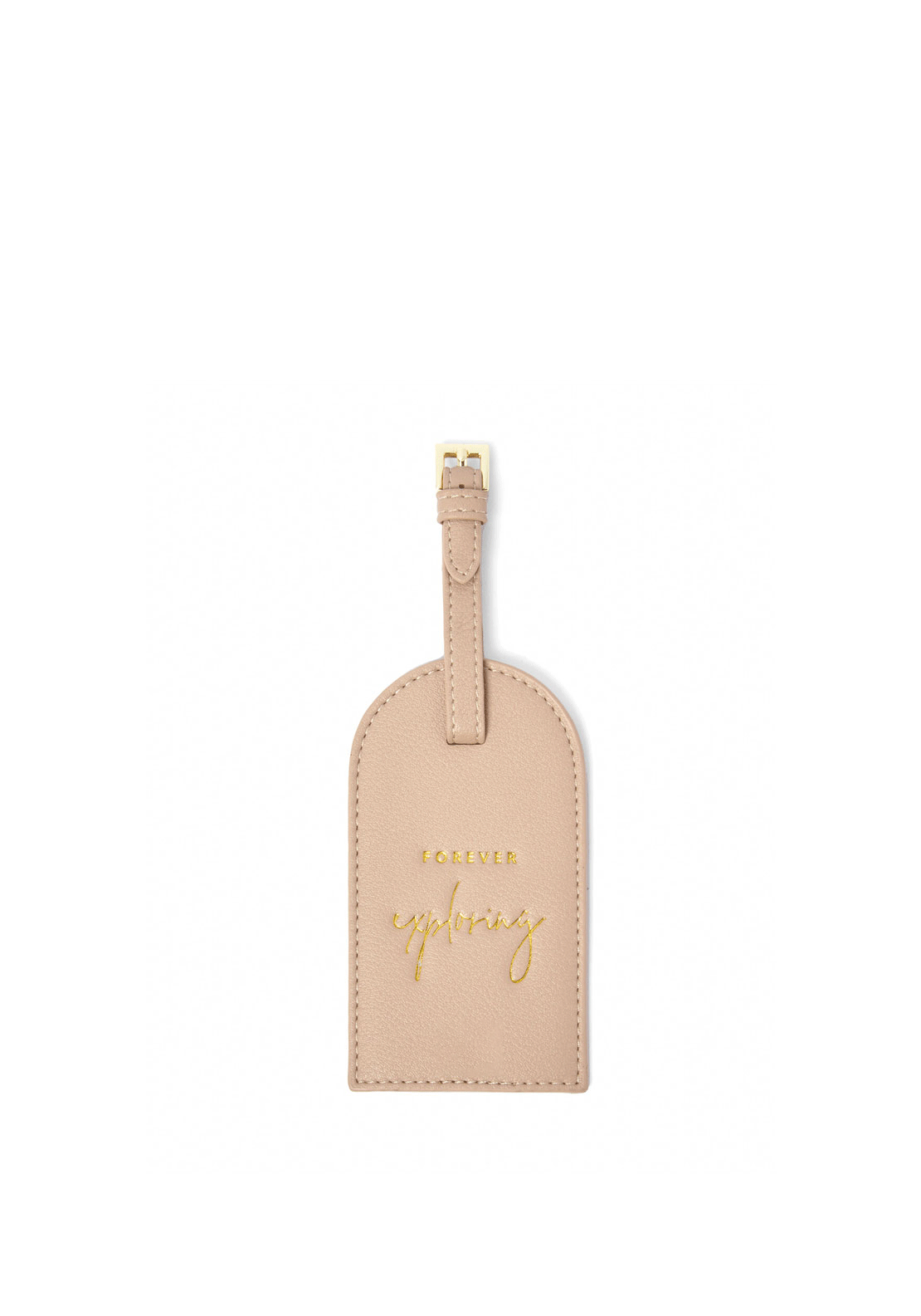 Katie Loxton Forever Exploring Luggage Tag, Soft Tan McElhinneys