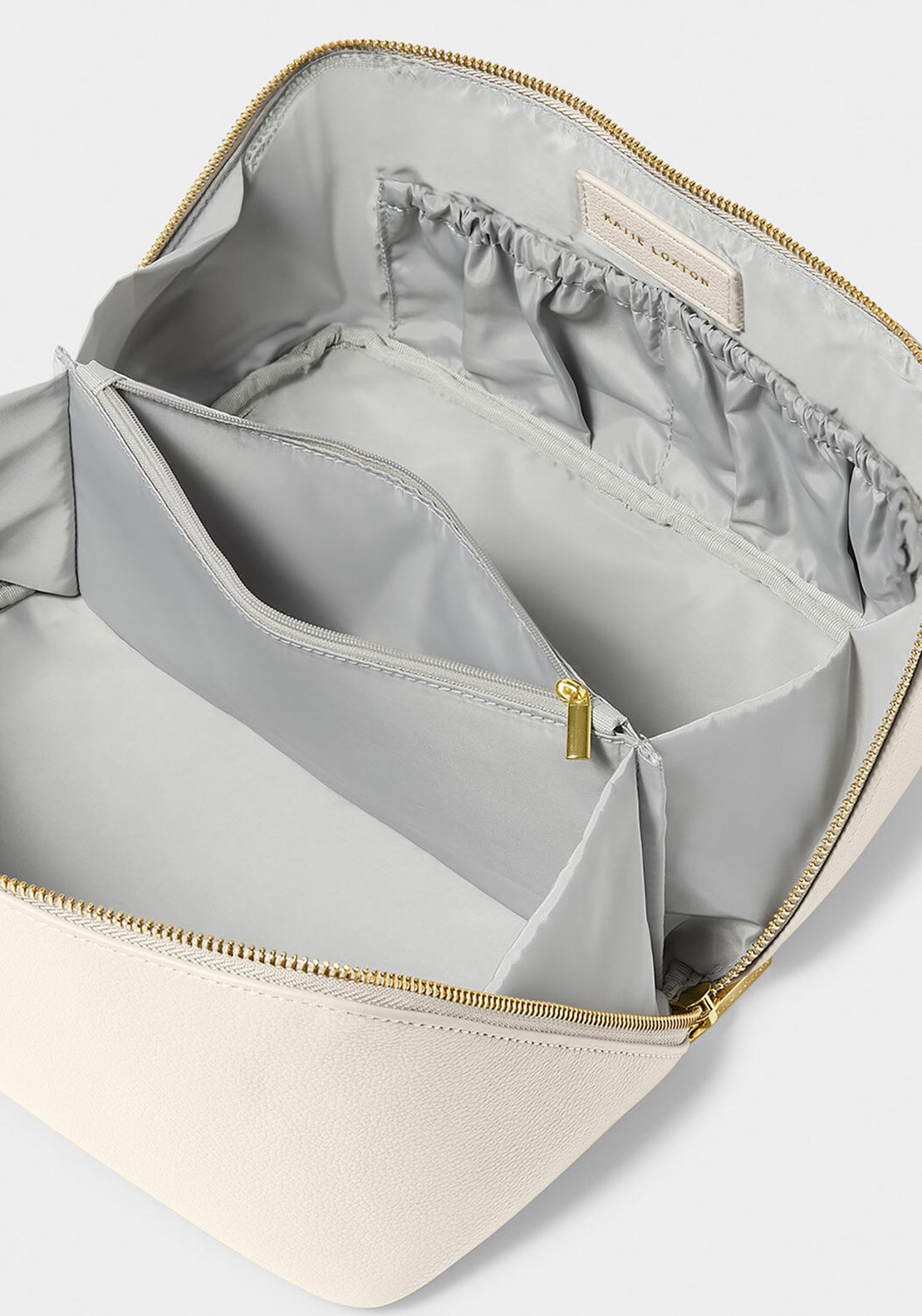 Katie Loxton Large Makeup and Wash Bag, Off White