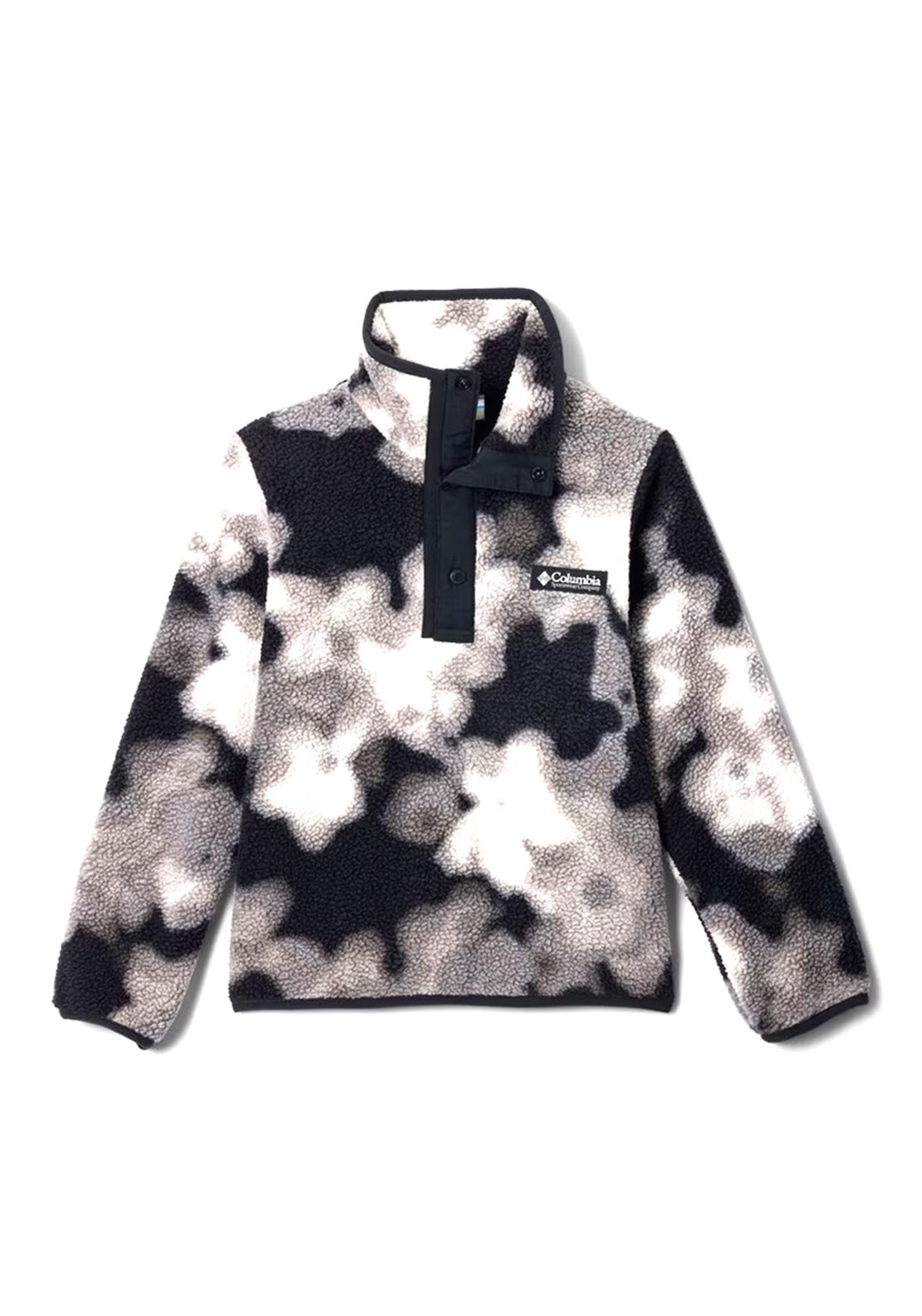 Columbia Kids Helvetia Print Fleece, Black
