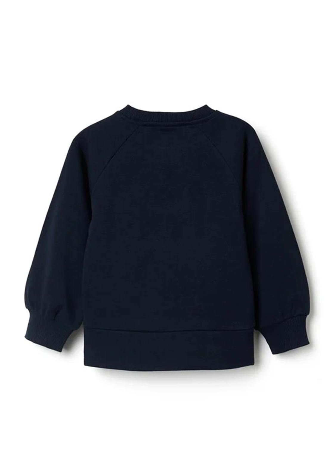 Zippy Girl Long Sleeve Sweater, Navy