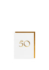 Lagom Design 50th Birthday Card