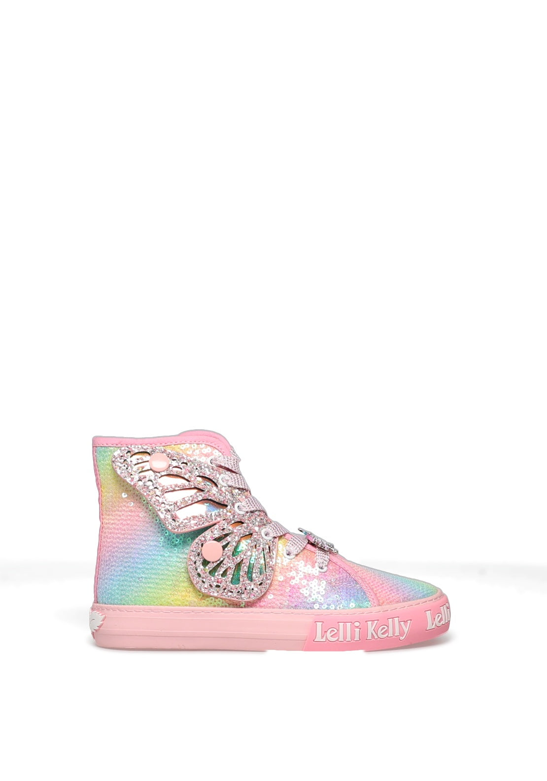 Lelli Kelly Unicorn Wings High Top Trainer, Multi - Main Image
