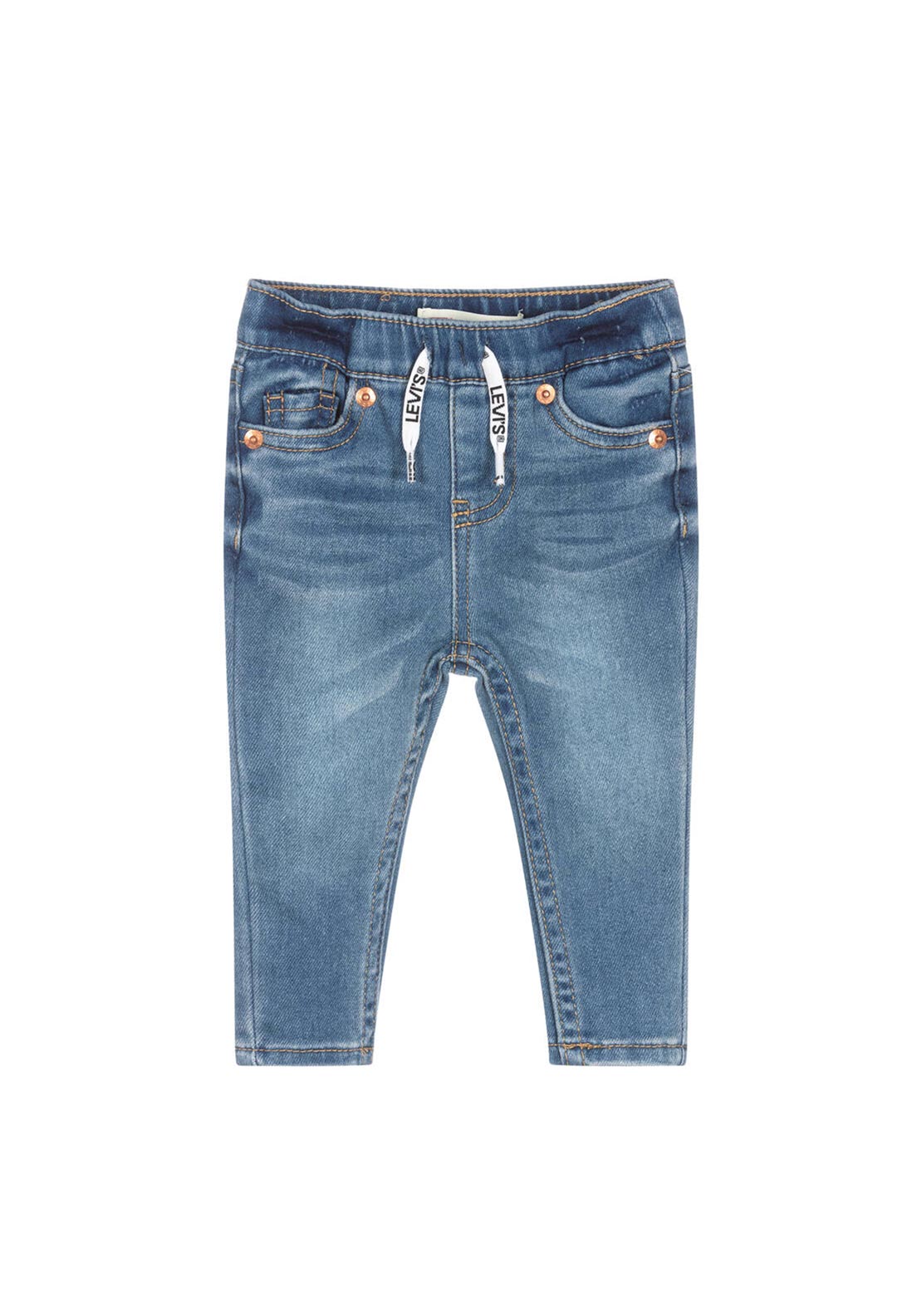 Levis Baby Boy Skinny Taper Denim Jean, Blue