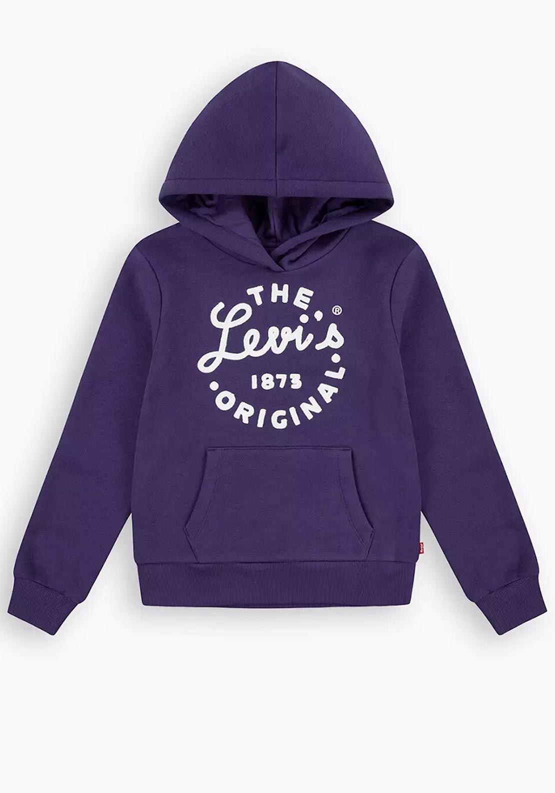 Levis Girls Long Sleeve Original Hoodie, Purple