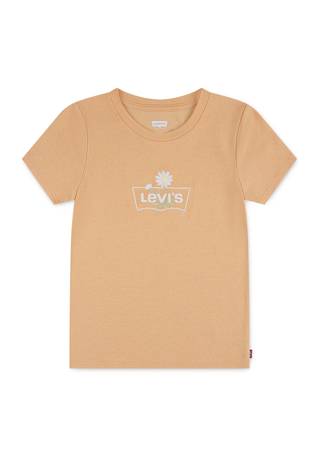 Levi’s Older Girl Daisy Short Sleeve Tee, Orange