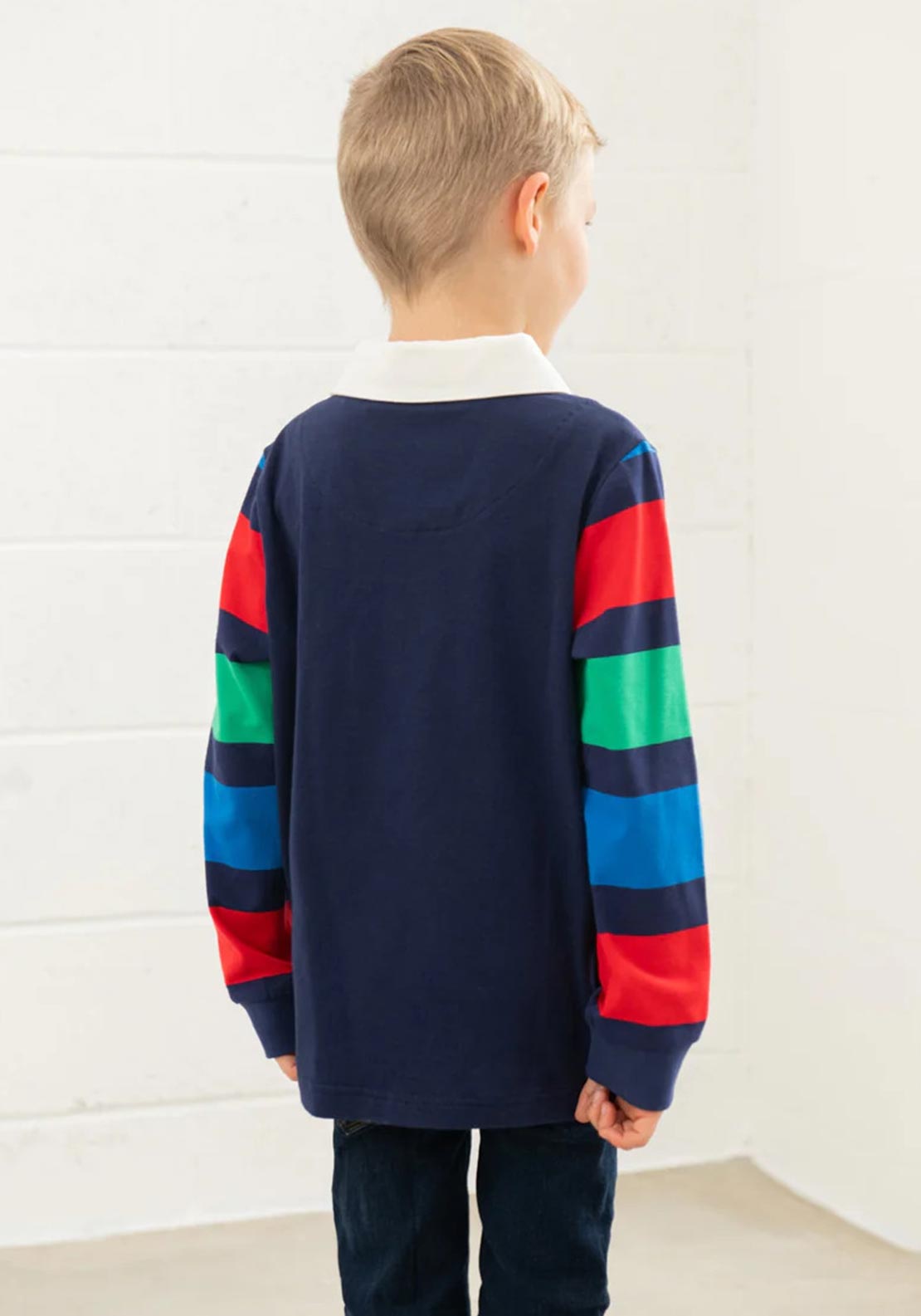 Little Lighthouse Boys Rafferty Tractor Long Sleeve Top, Green