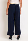 Natalia Collection One Size Wide Leg Trousers, Navy