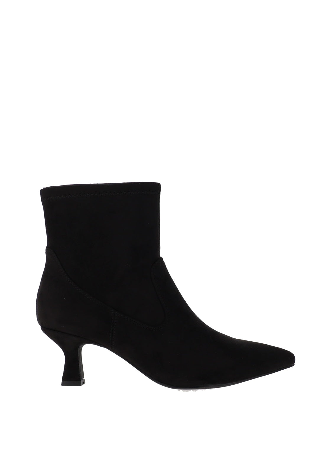 Marco Tozzi Mid Heel Sock Boot, Black - Main Image