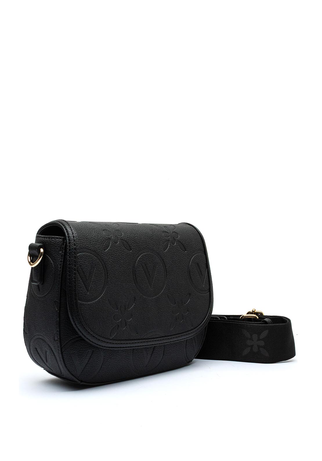 Valentino Samba Re Flap Bag, Black