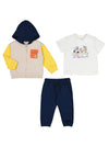 Mayoral Baby Boy 3 Piece Tracksuit, Yellow Multi