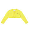 Mayoral Baby Girl Long Sleeve Bolero Knit Cardigan, Yellow
