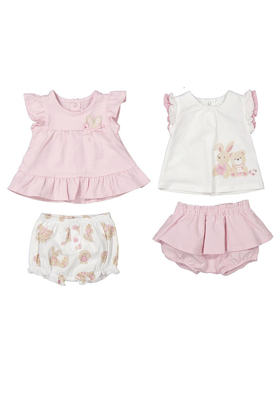 Mayoral Baby Girls Playsuit In Light Pink 4 main image 1