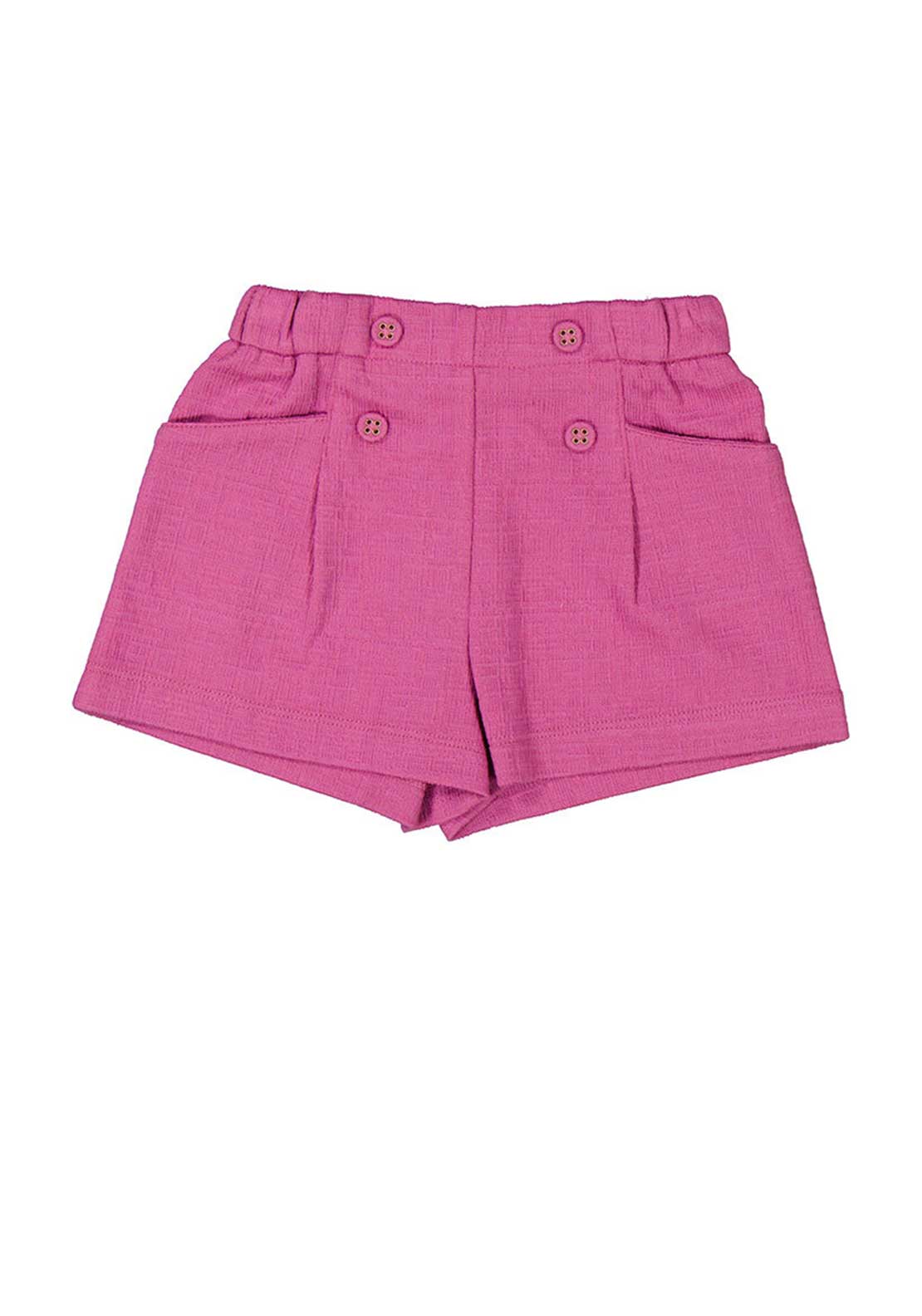 Mayoral Baby Girl Double Button Short, Pink