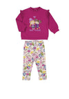 Mayoral Baby Girl Best Friends Sweater and Legging Set, Magenta