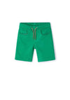 Mayoral Boy Twill Bermuda Shorts, Green