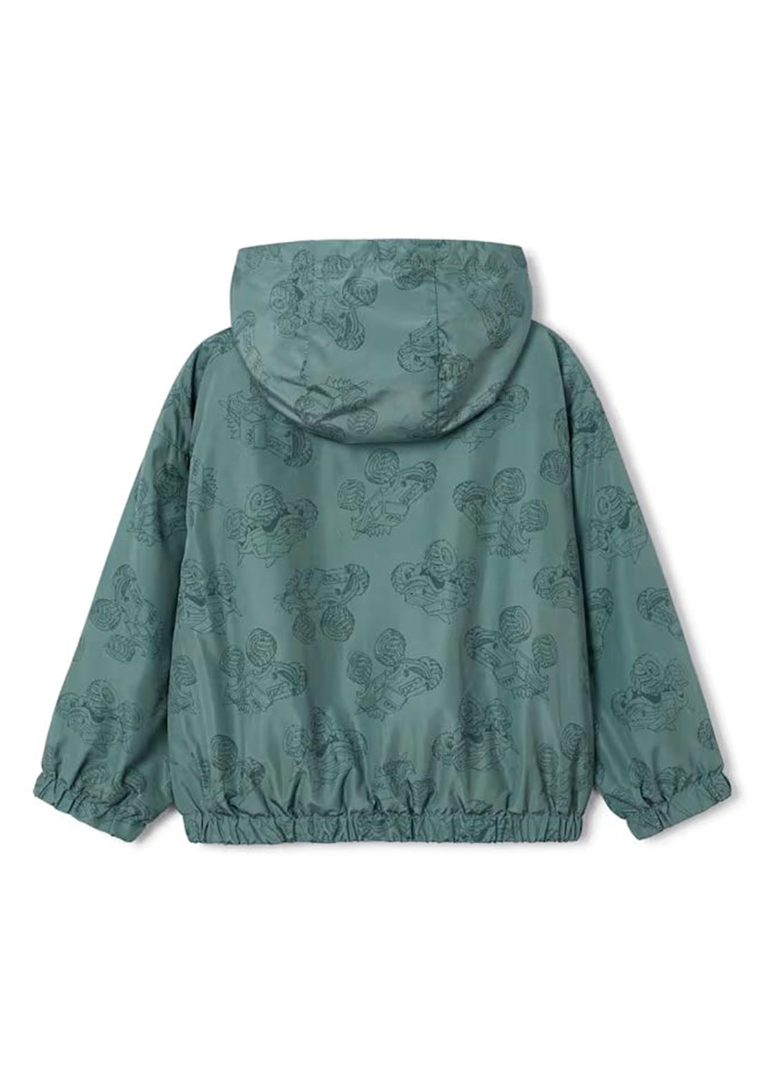 Mayoral Mini Boy Hooded Long Sleeve Jacket, Green