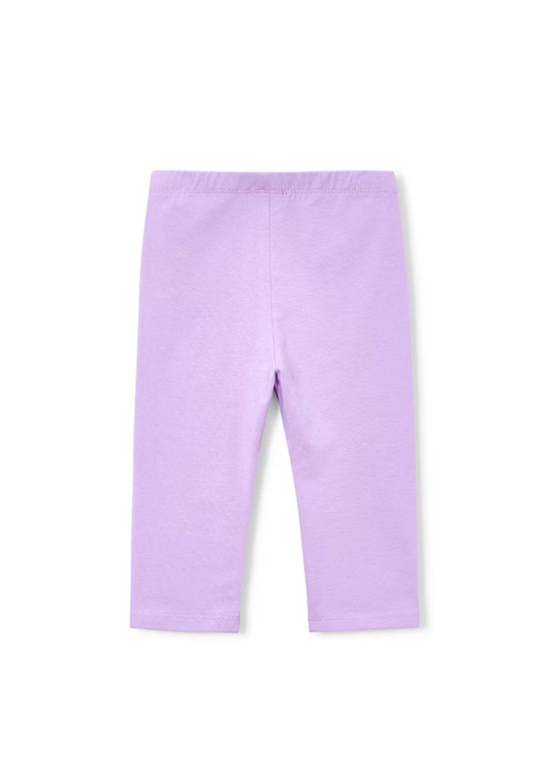 Mayoral Mini Girl Cropped Legging, Lilac