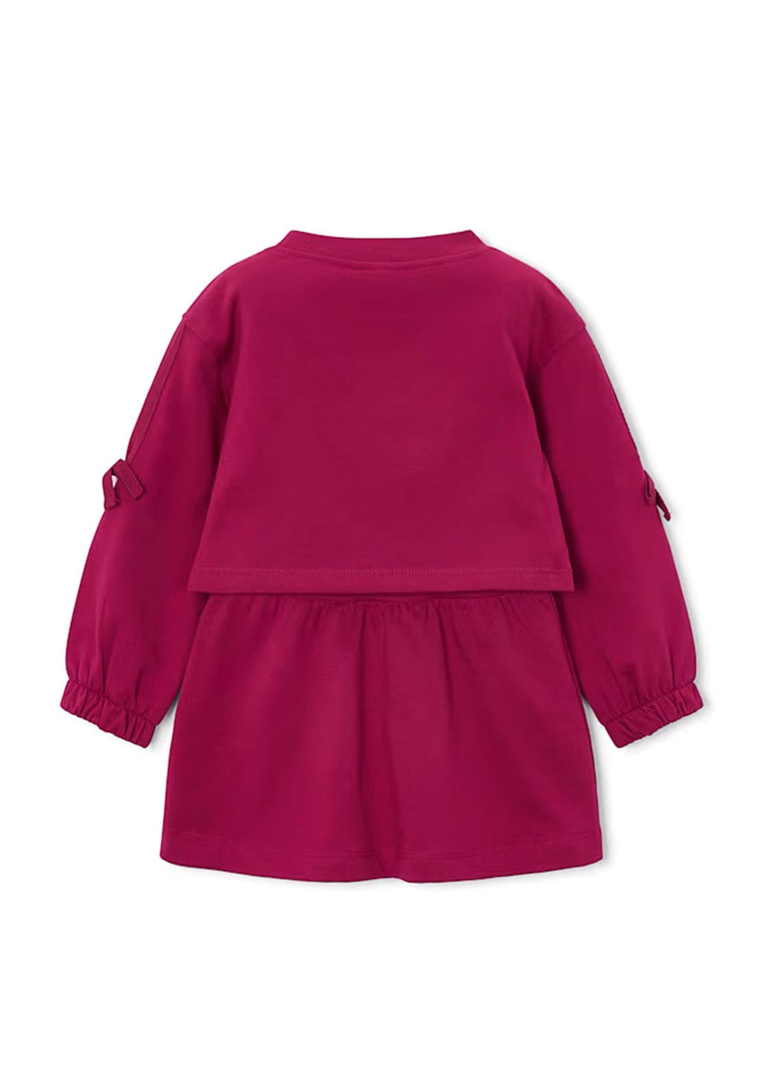 Mayoral Mini Girl Sequin Long Sleeve Sweater Dress, Red