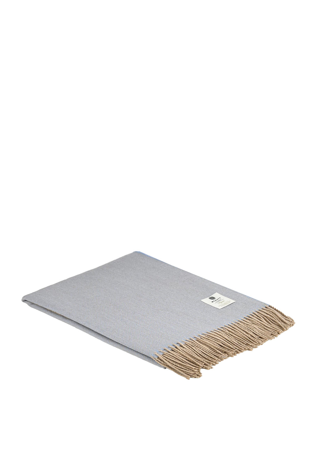 McNutt of Donegal Alpaca Throw, Blue Moon