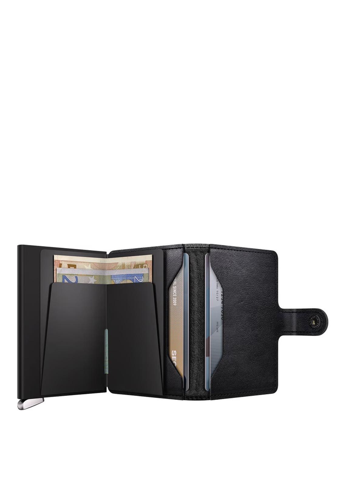 Secrid Premium Emboss Mini Wallet+, Black