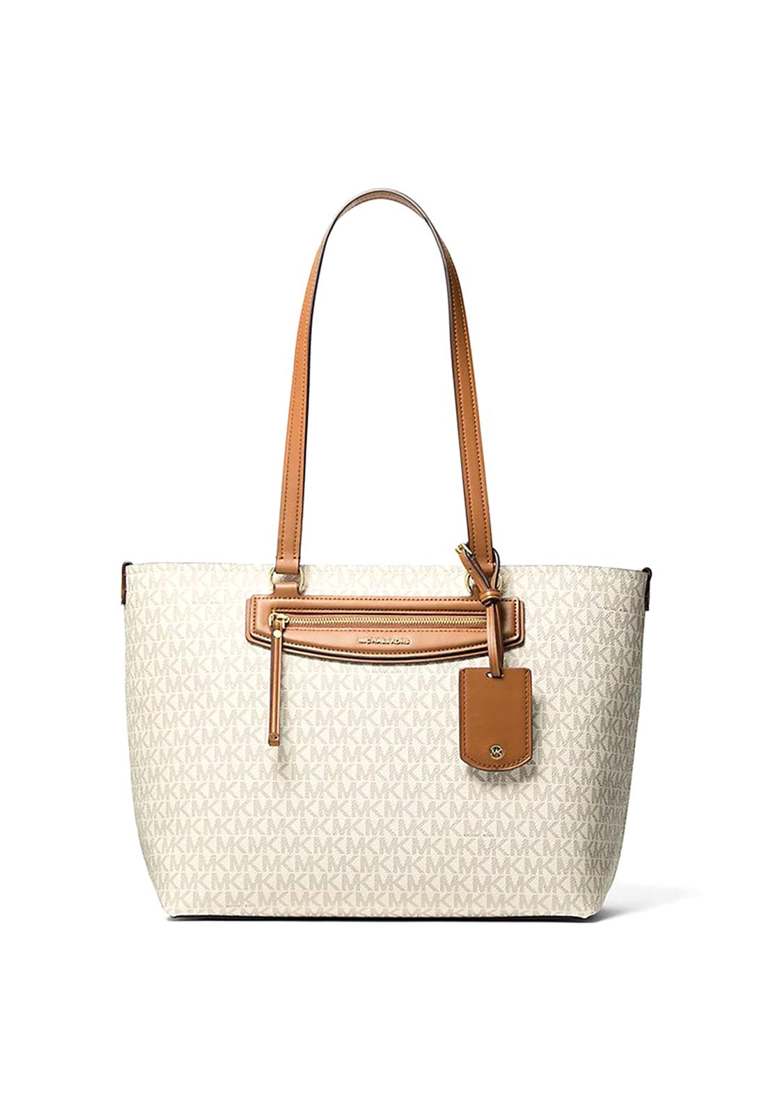 MICHAEL Michael Kors Monogram Jet Set Tote Bag, White Multi