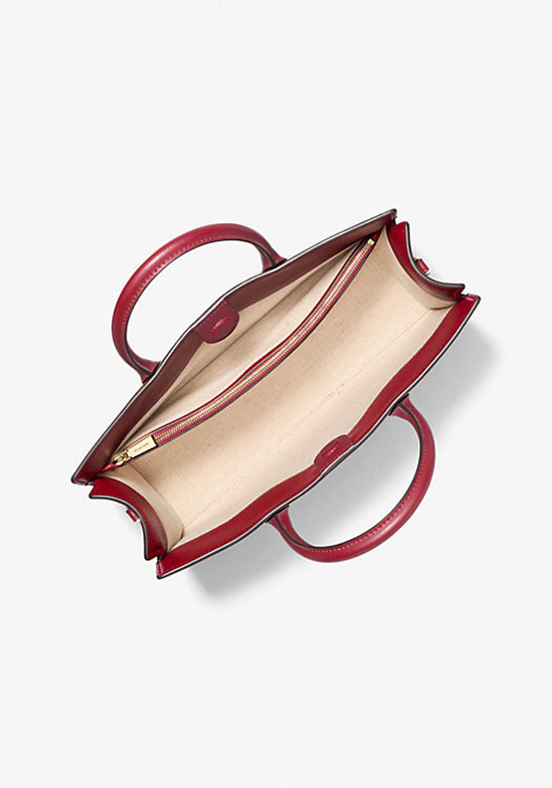 MICHAEL Michael Kors Scarlett Structured Satchel Bag, Red