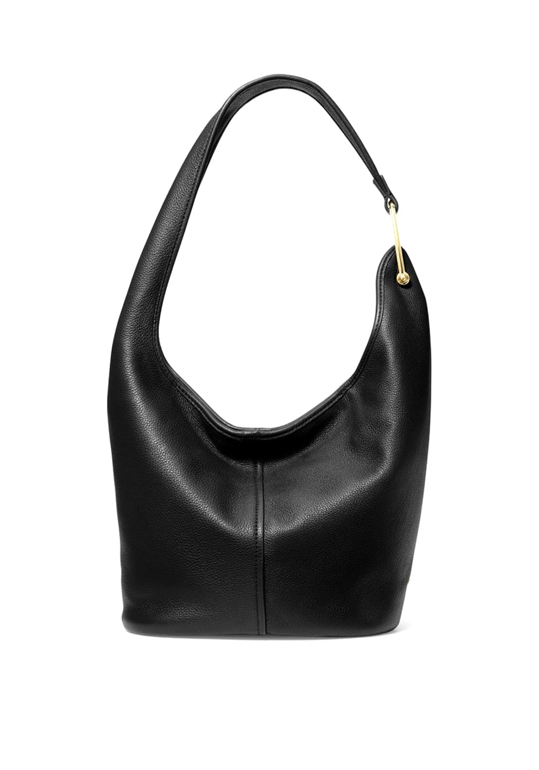 MICHAEL Michael Kors Sonny Leather Hobo Shoulder Bag, Black