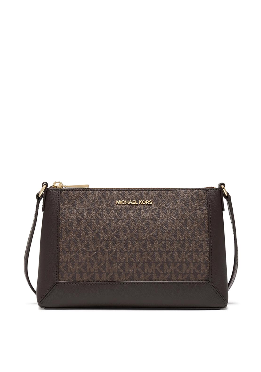 MICHAEL Michael Kors Monogram Crossbody Bag, Brown McElhinneys