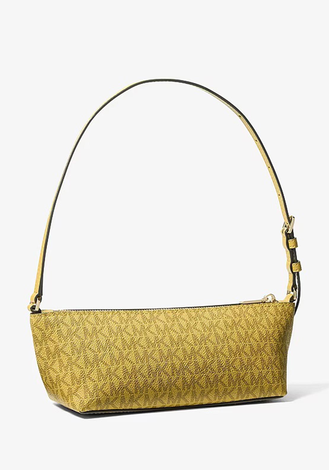 MICHAEL Michael Kors Laila Small Signature Logo Shoulder Bag, Yellow