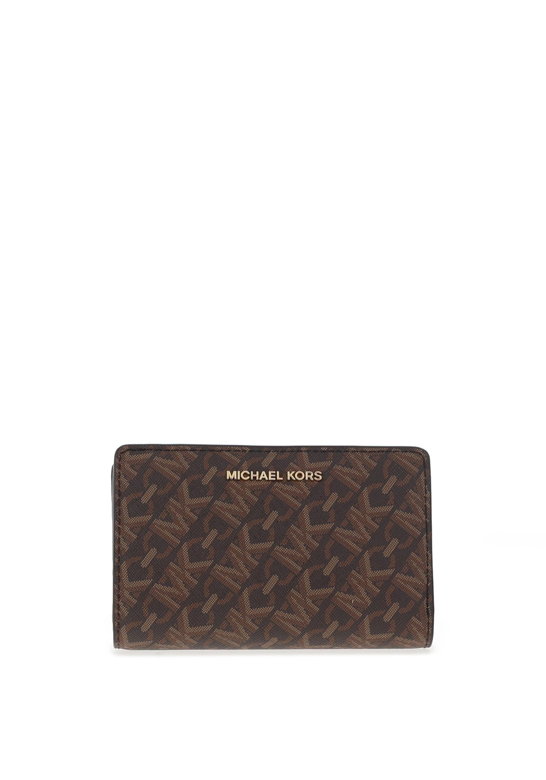 MICHAEL Michael Kors Empire Small Snap Monogram Wallet, Brown