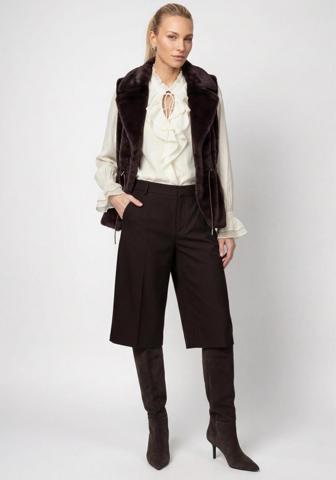 Monari Bermuda Shorts, Brown