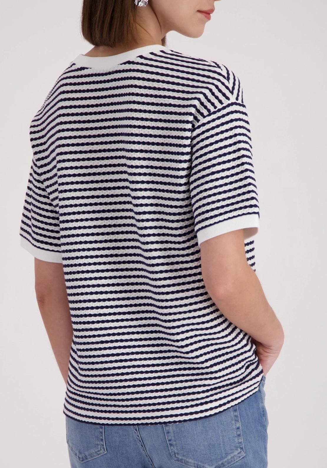 MONARI T-SHIRT STRUKTURRINGLE