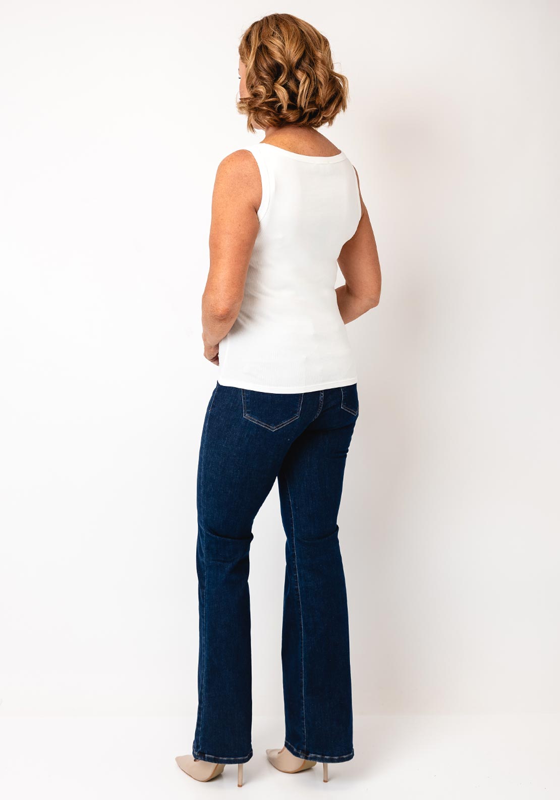 Monari Basic Vest Top, White
