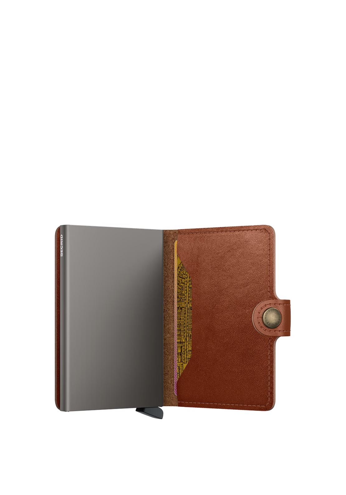 Secrid Texano Mini Wallet, Saddle Brown