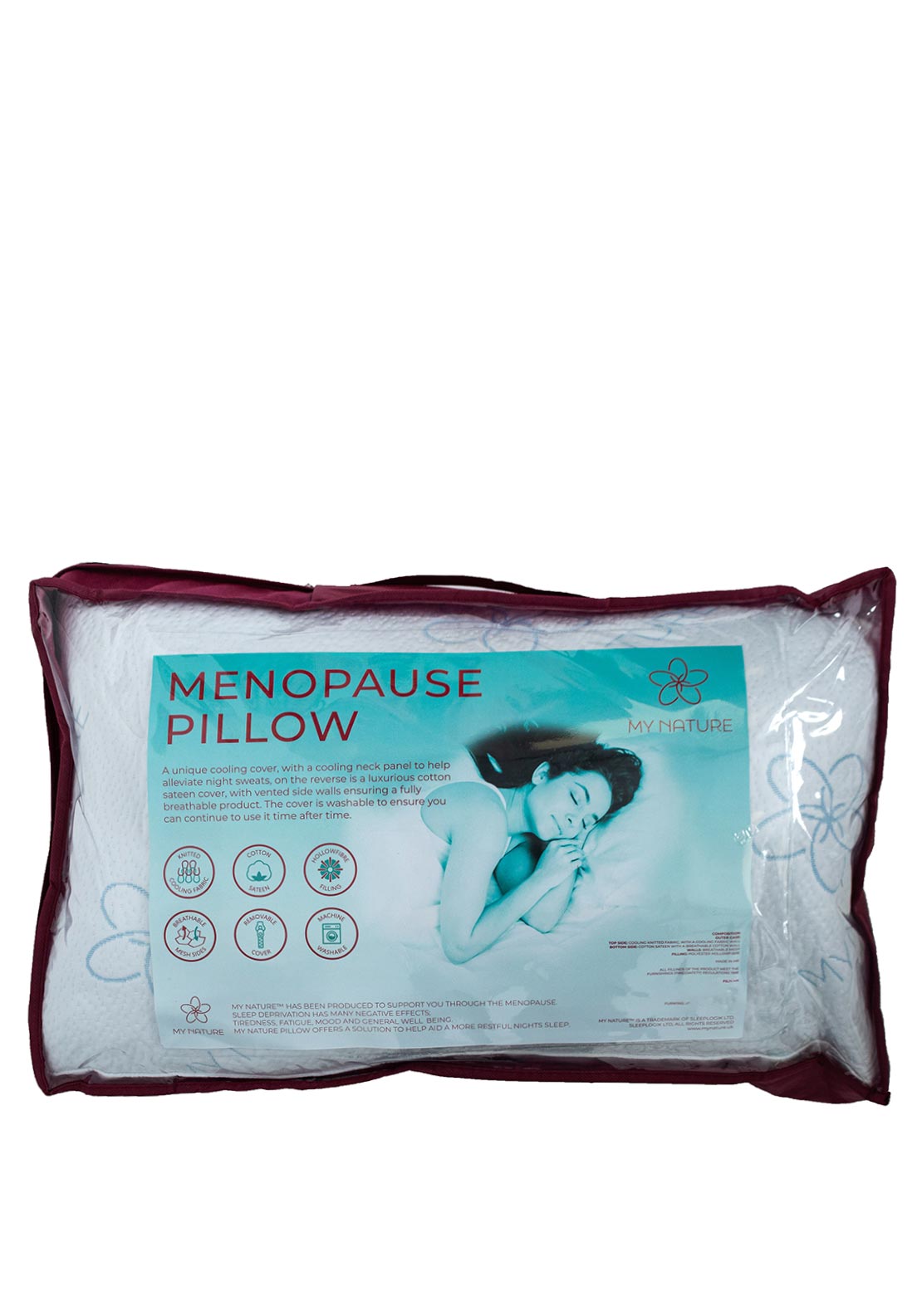 My Nature Cooling Menopause Pillow McElhinneys