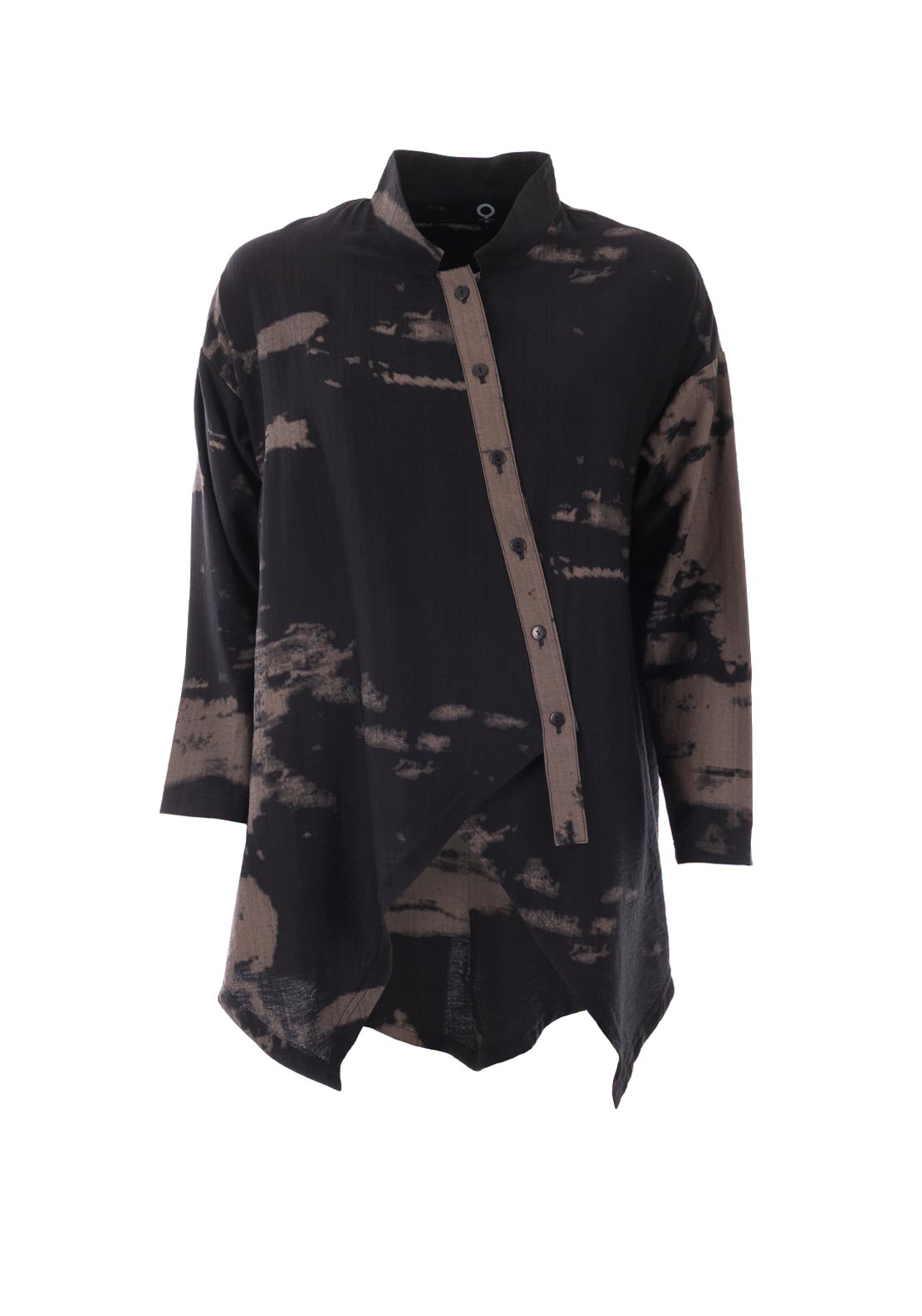 My Soul Acid Long Sleeve Shirt, Black & Brown