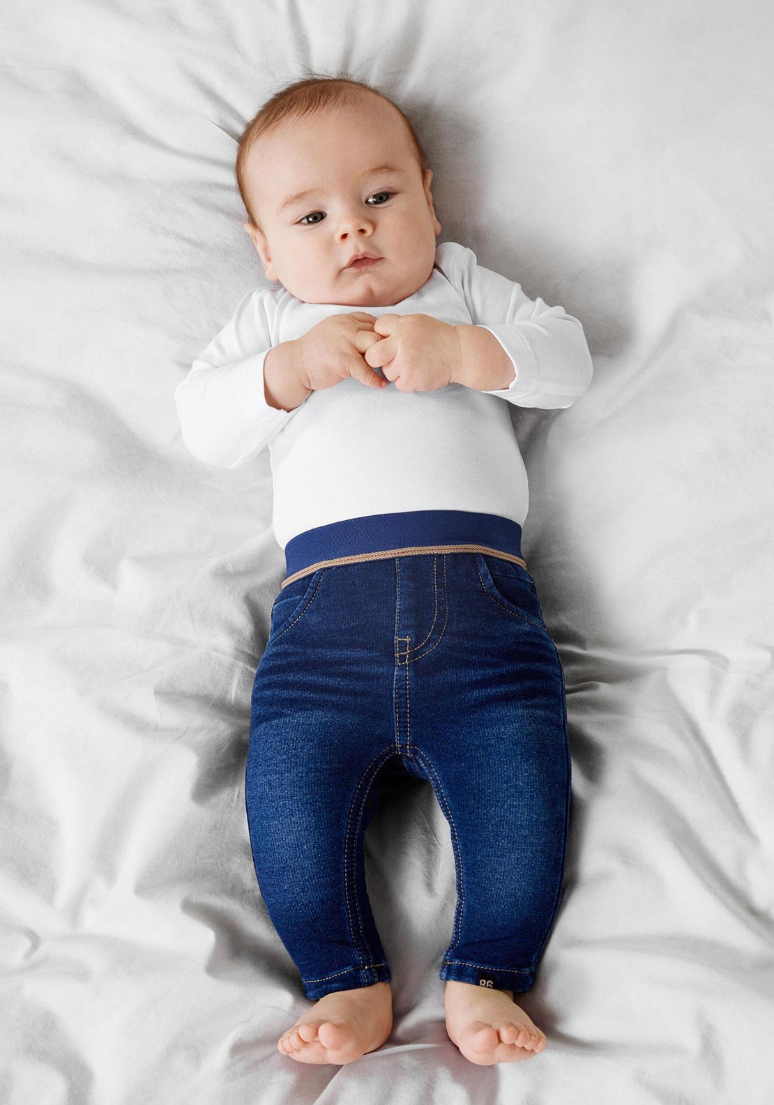 Name It Baby Boy Silas Slim Sweat Jean, Dark Blue Denim McElhinneys