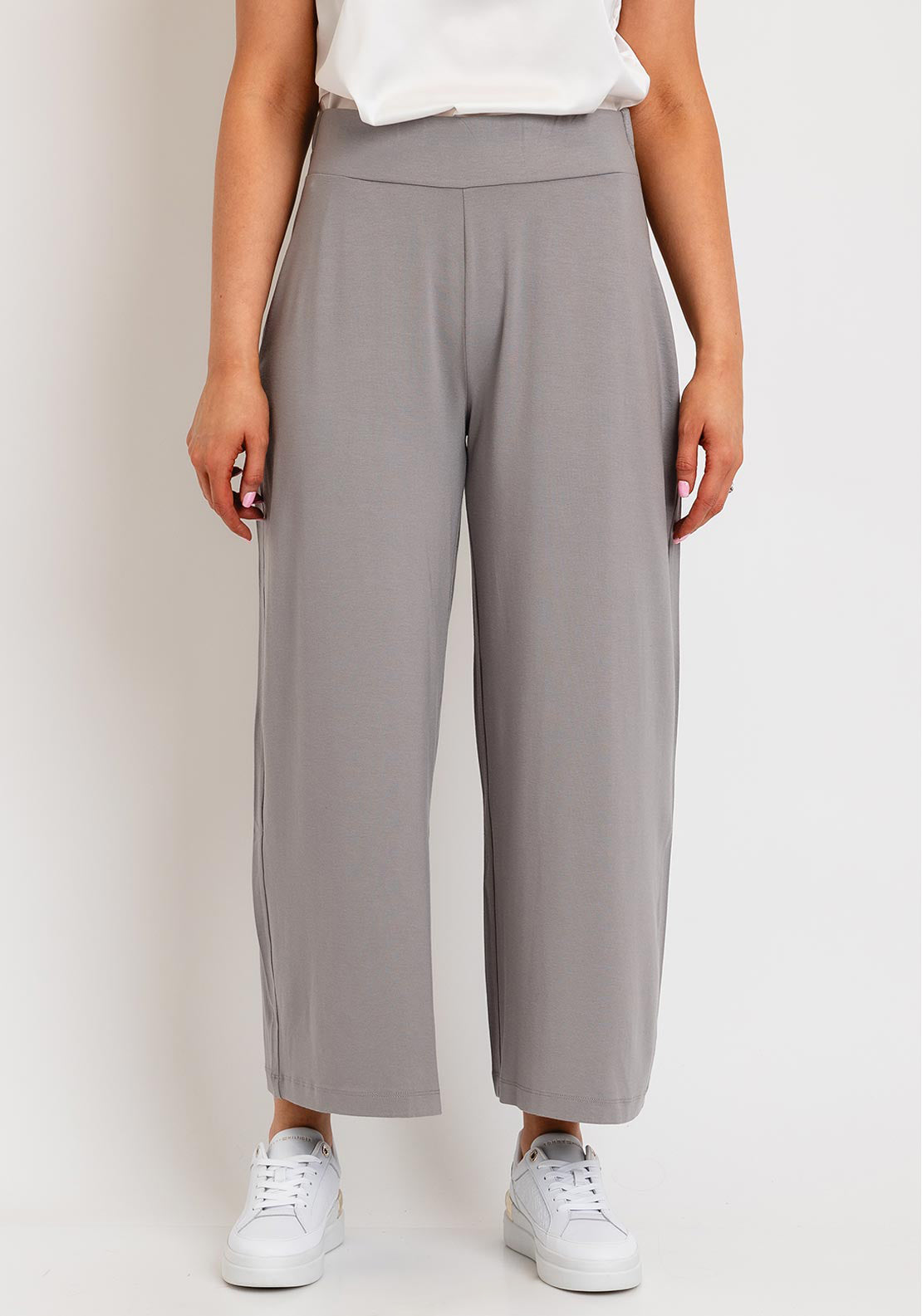 Naya Wide Leg Crop Trouser, Mink McElhinneys