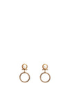 Newbridge Sappho Statement Pearl Earrings, Gold