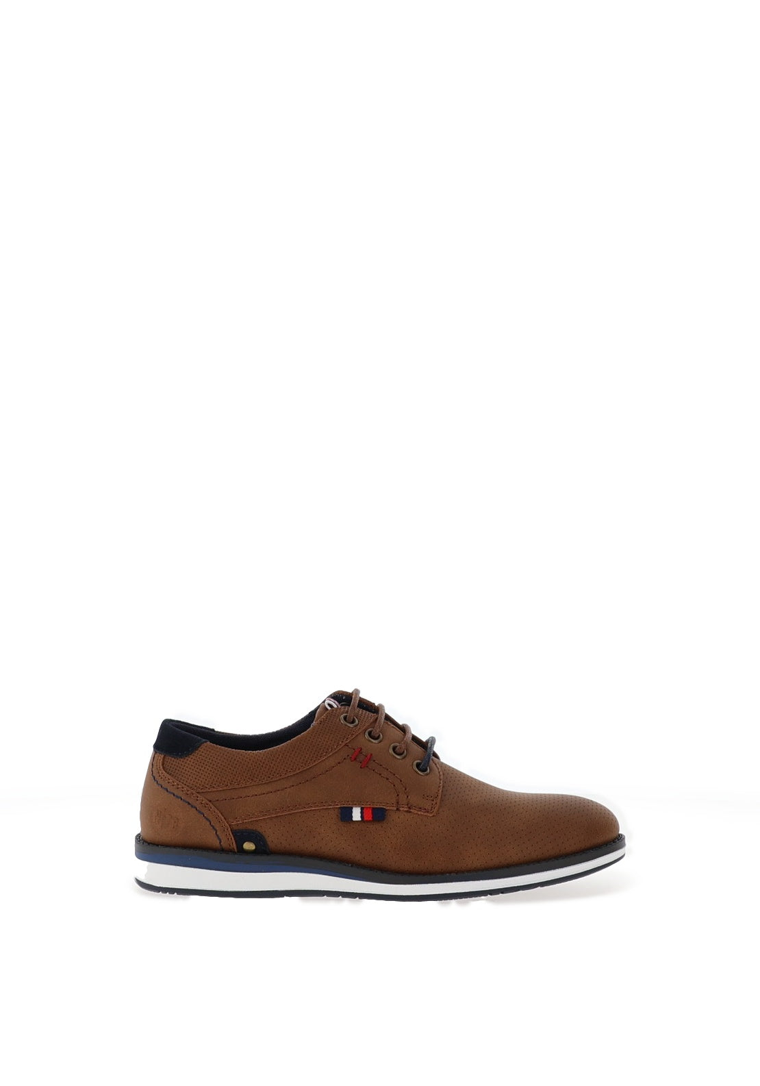 Ninty78 Boys Lace Dress Shoe, Brown
