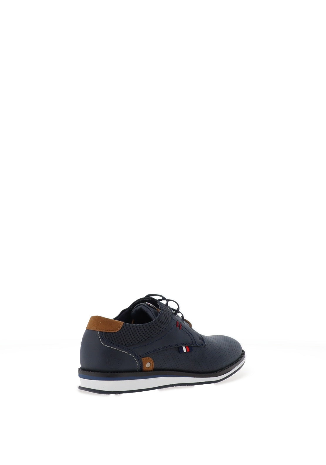 Ninty78 Boys Lace Dress Shoe, Navy