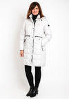 Normann Esta Quilted Down Coat, Off White