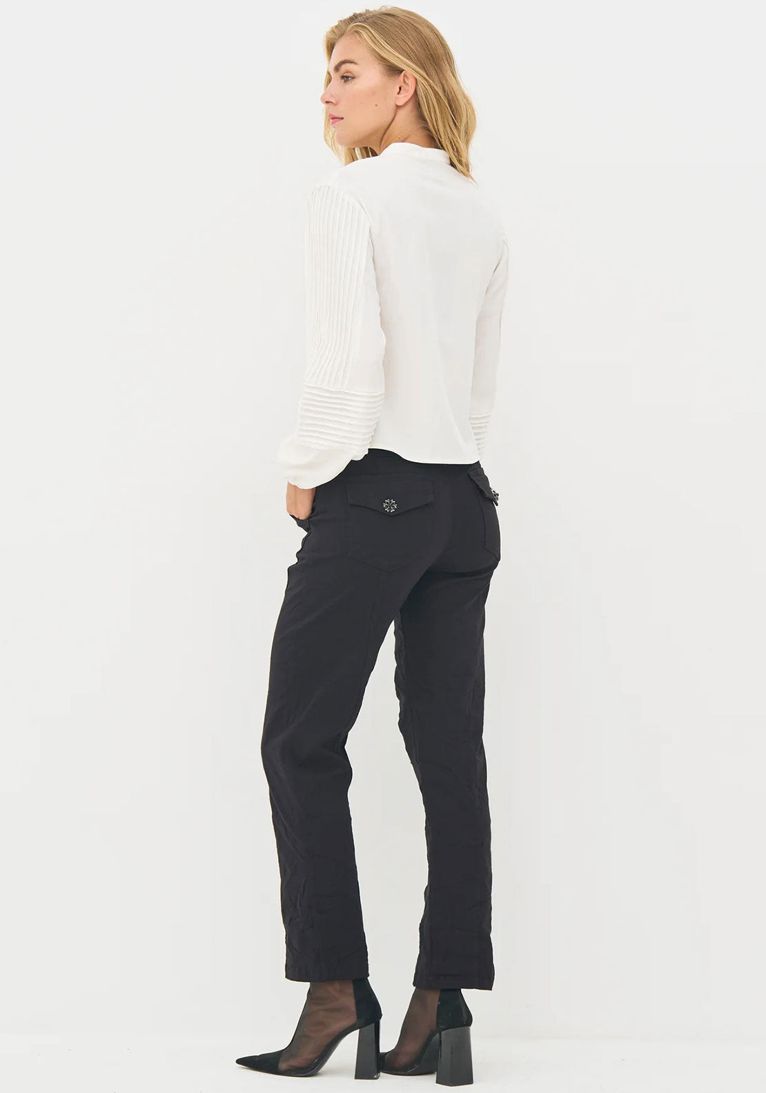 Nu Denmark Beo Pleated Shirt, White