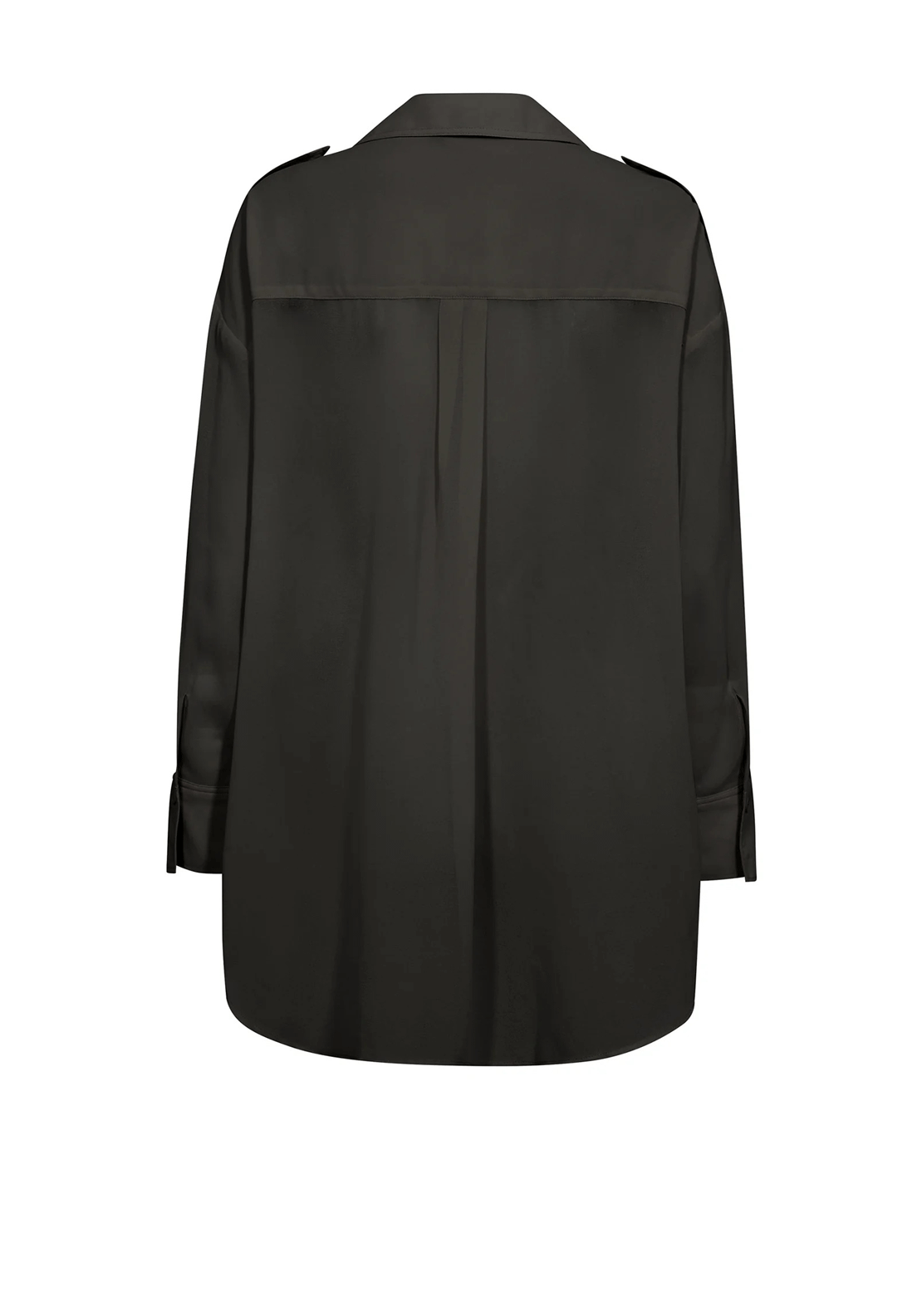 Nu Denmark Celsa Layered Chiffon Shirt, Black
