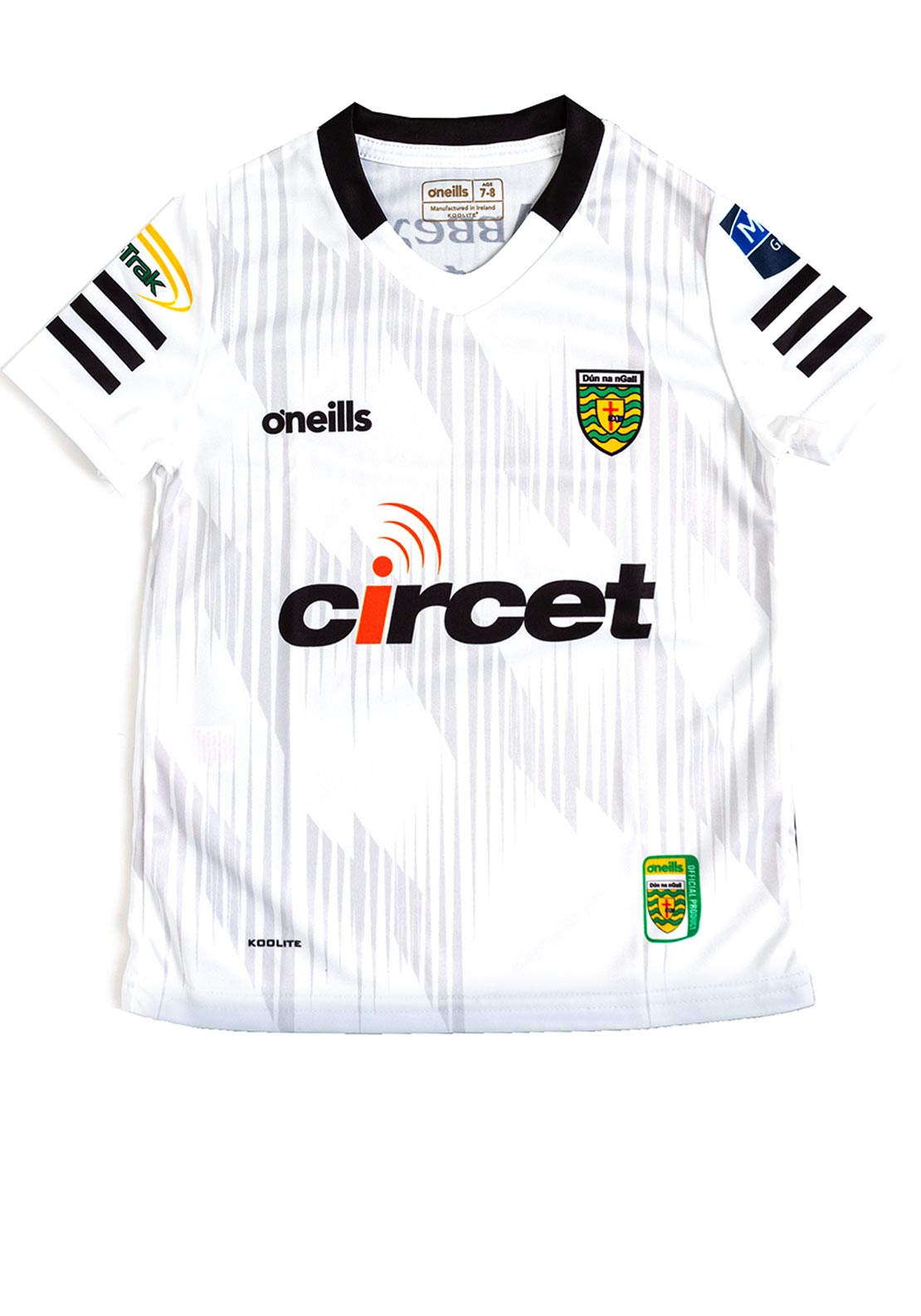 O' Neills Kids Donegal Short Sleeve Training Top 2024, White