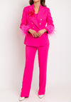 Ophelia Melita Kia 3 Piece Trouser Suit, Cerise