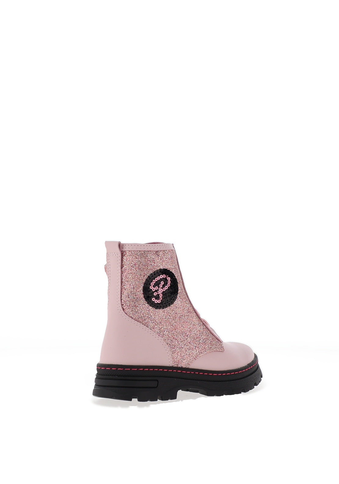 Pablosky Girls 433975 Laced Glitter Boot, Pink